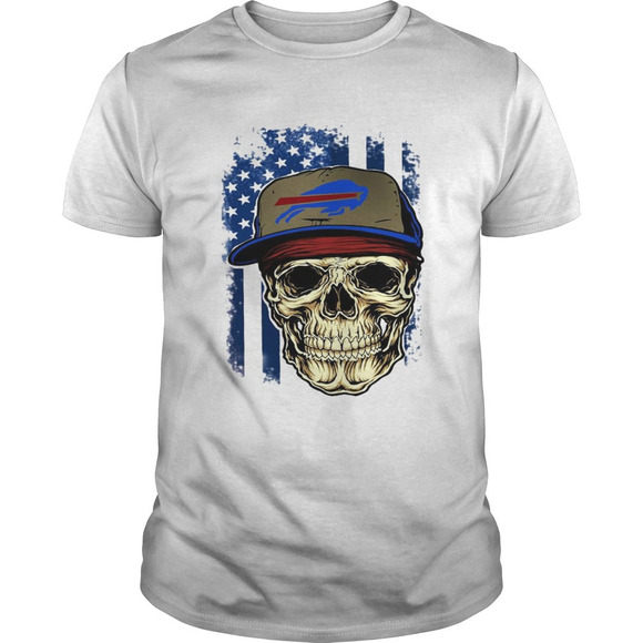 Other - Skull Hat Buffalo Bills American Flag Shirt